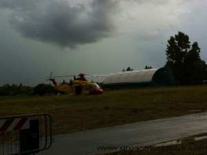 incidente via Giotto elisoccorso