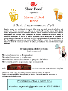 Master of Food Birra