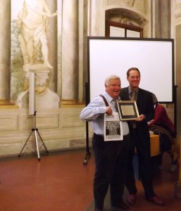 Rino magagnini + golfo, targa e presidente odg Carlo Bartoli