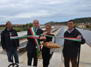 inaugurazione fotovoltaico sul palazzo comunale Castiglione