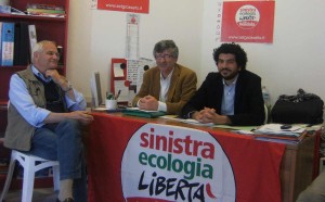 Conferenza Sel su autostrada