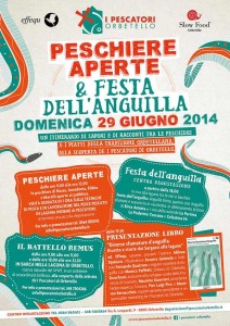 Locandina festa dell'anguilla