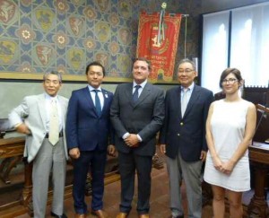 delegazione giapponese di Kashiwara