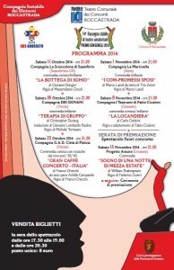 cartellonte teatrale Roccastrada