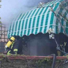 Incendio appartamento via Madagascar