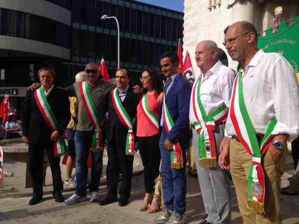 sindaci manifestazione poste Grosseto