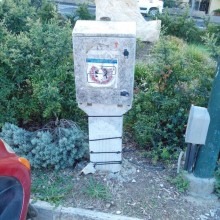Fili elettrici piazza delle Regioni Albinia 2