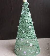 Un esempio di albero di Natale ecologico
