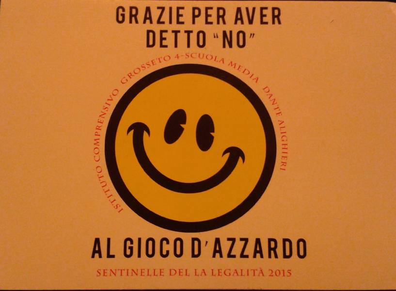 no al gioco d'azzardo