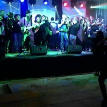 Uno dei tanti spettacoli sotto Liglu