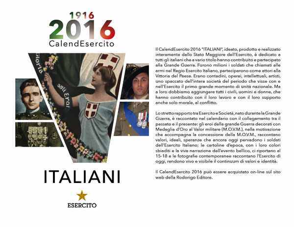 copertina calendesercito 2016