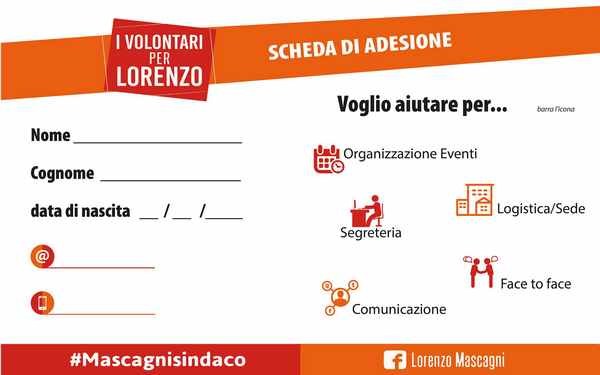 Scheda volontari Mascagni