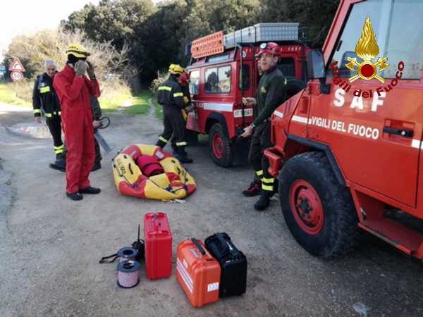 Esercitazione grotta Vigili del Fuoco 11