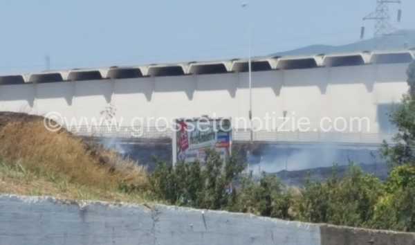 Incendio diversivo Grosseto 2