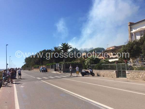 incendio Follonica Prato Ranieri