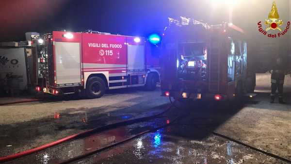 Incendio camion Grosseto 3
