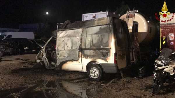 Incendio camion Grosseto 4