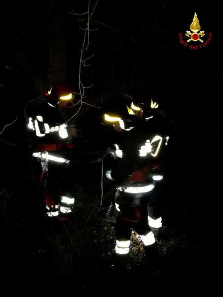 vigili del fuoco grosseto nucleo saf esercitazione notturna1