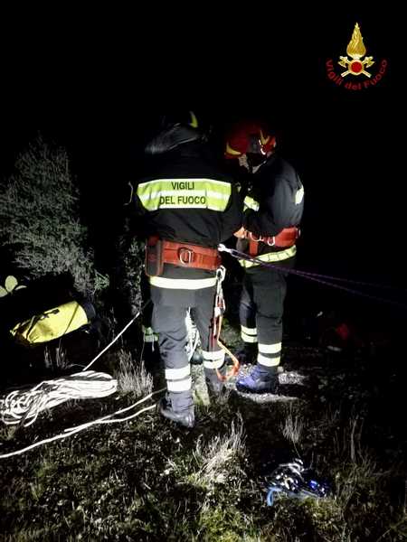 vigili del fuoco grosseto nucleo saf esercitazione notturna3