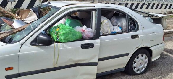 Auto via Giordania